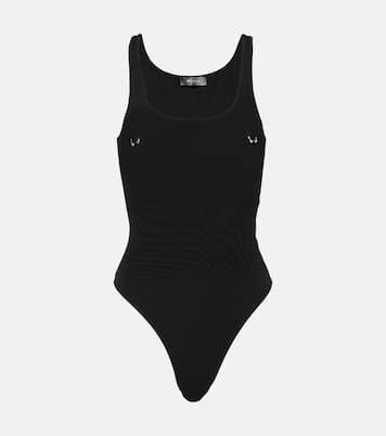 Pierced cotton bodysuit | Mugler