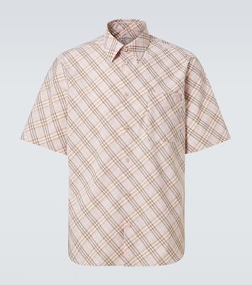Burberry Check棉质保龄球衬衫 | Burberry