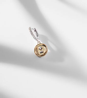 Boucle d'oreille unique Vivacity Mini en or 18 ct et diamants | FoundRae