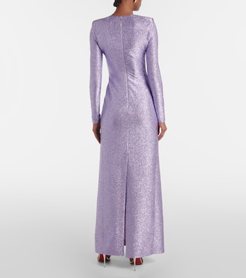 Robe longue en lamé | Oscar de la Renta