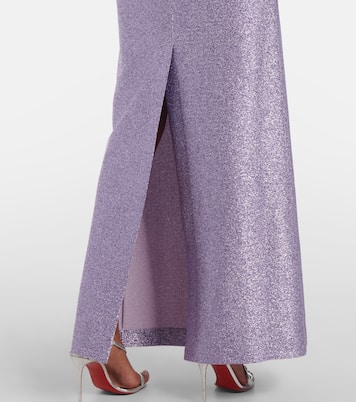 Robe longue en lamé | Oscar de la Renta