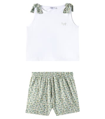 Bébé – Set t-shirt et pantalon en coton mélangé | Il Gufo
