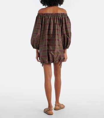 Off-Shoulder-Minikleid Alcamo aus Canvas | Max Mara