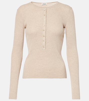 Henley-Top Macaw aus Baumwolle und Kaschmir | Staud