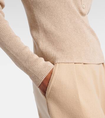 Henley-Top Macaw aus Baumwolle und Kaschmir | Staud