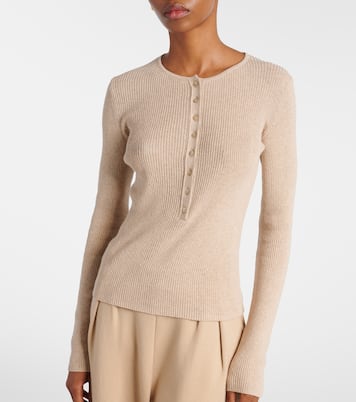 Henley-Top Macaw aus Baumwolle und Kaschmir | Staud