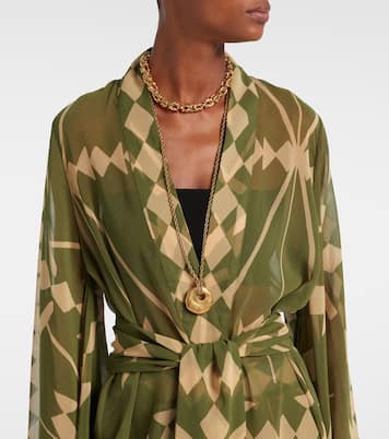 Cover-up aus Georgette | Johanna Ortiz