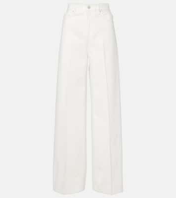 Jeans anchos de tiro alto | Toteme