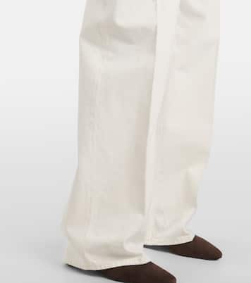 Jeans anchos de tiro alto | Toteme