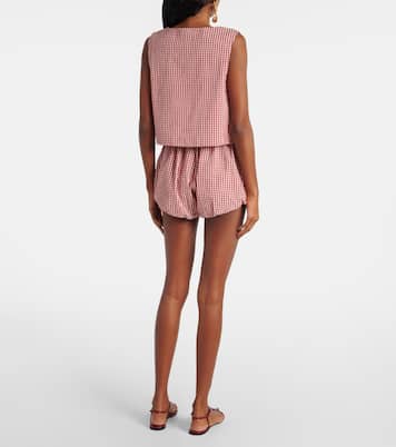 Rio gingham cotton top | Posse