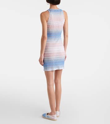 Zigzag ombré lamé minidress | Missoni