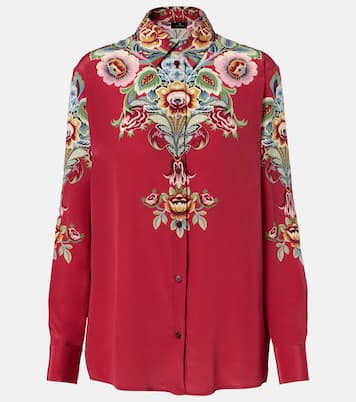 Bedrucktes Hemd aus Seiden-Crêpe | Etro
