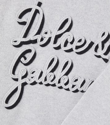 Logo virgin wool sweater | Dolce&Gabbana Kids