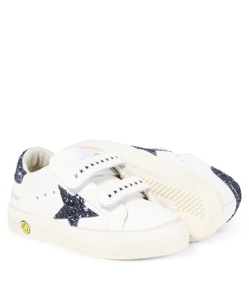 Old School leather sneakers | Golden Goose Kids