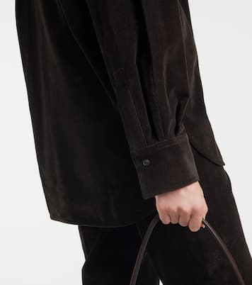 T-shirt en velours côtelé de coton | Ferragamo