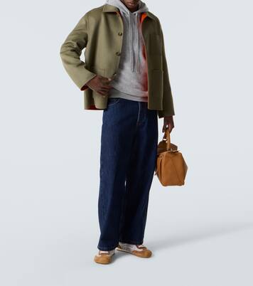 Sweat-shirt à capuche Anagram en laine | Loewe