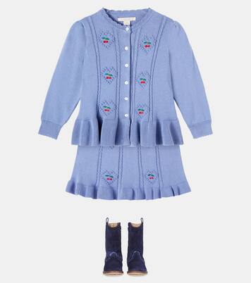 Cárdigan Soleil de algodón bordado | Konges Sløjd