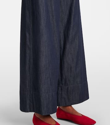 Jour cotton chambray wide-leg pants | 'S Max Mara