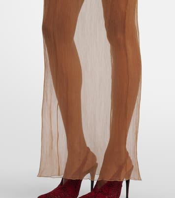 Sheer silk organza gown | Magda Butrym