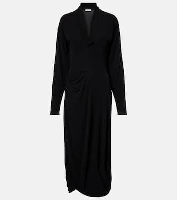 Draped crêpe jersey maxi dress | Lemaire