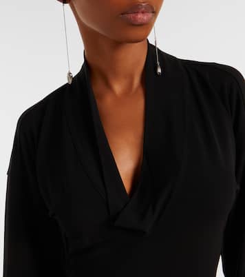 Draped crêpe jersey maxi dress | Lemaire