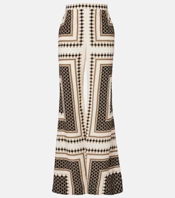 Printed wide-leg pants | Zimmermann