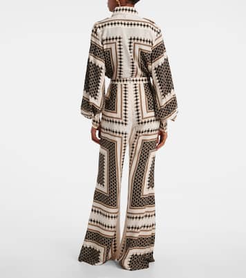 Printed wide-leg pants | Zimmermann
