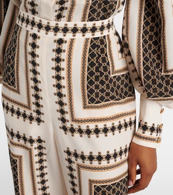 Printed wide-leg pants | Zimmermann