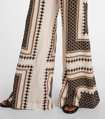 Printed wide-leg pants | Zimmermann