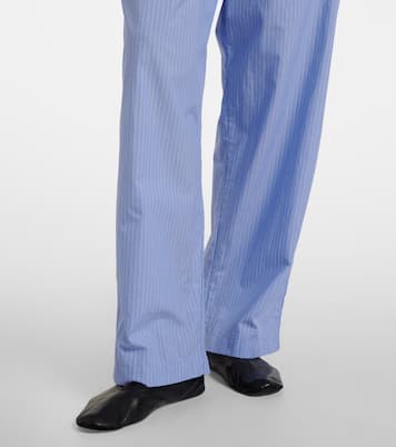 Orien striped cotton wide-leg pants | The Row