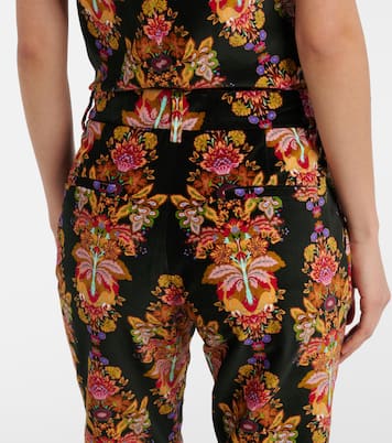 Pantaloni flared 24/7 in cotone con stampa  | La DoubleJ