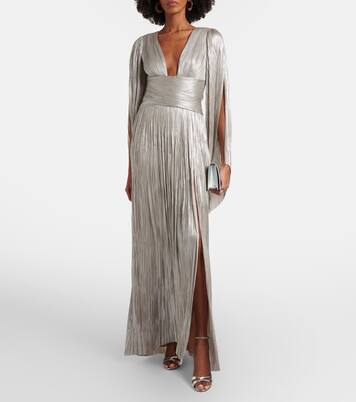 Alana pleated silk tulle gown | Maria Lucia Hohan