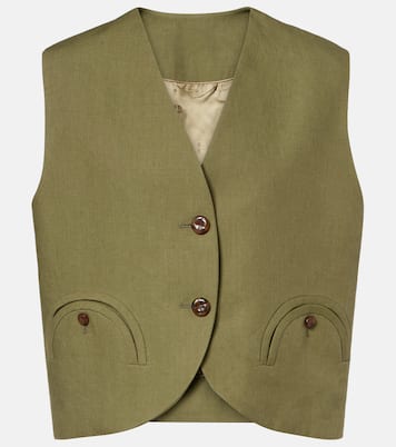 Weste Midday Sun aus Leinen | Blazé Milano