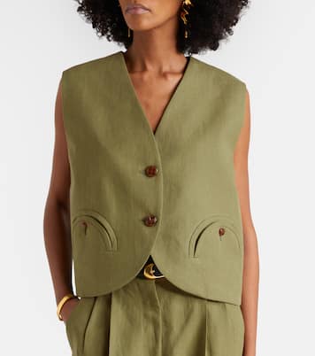 Weste Midday Sun aus Leinen | Blazé Milano