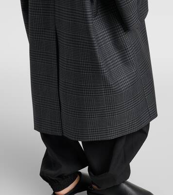 Prince of Wales check virgin wool coat | Róhe