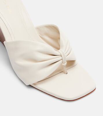 Leather wedge sandals | Veronica Beard