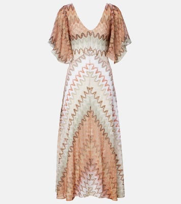 Lamé midi dress | Missoni