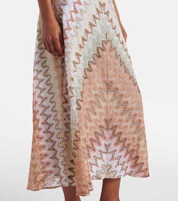 Lamé midi dress | Missoni