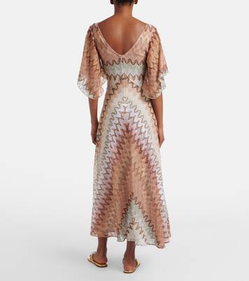Lamé midi dress | Missoni