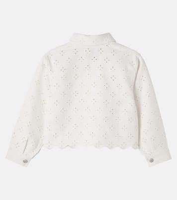 Camelia broderie anglaise denim jacket | The New Society