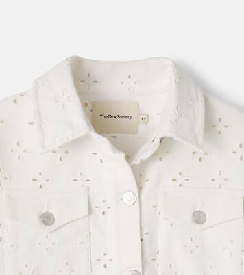 Camelia broderie anglaise denim jacket | The New Society