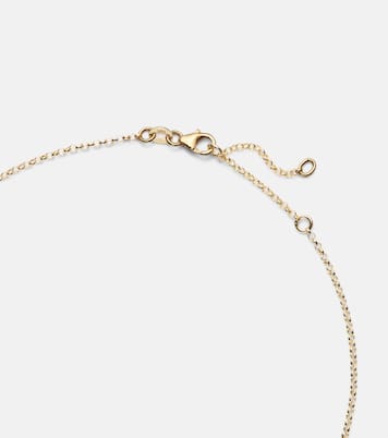 Collana Infinite Gratitude in oro 18kt con diamanti e zaffiri | FoundRae