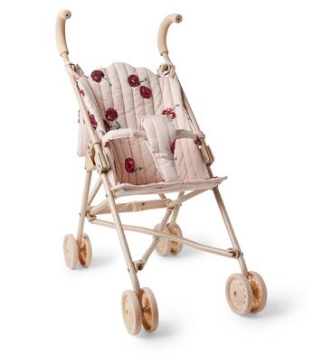 Poussette pour poupée à finitions en tulle à sequins | Konges Sløjd