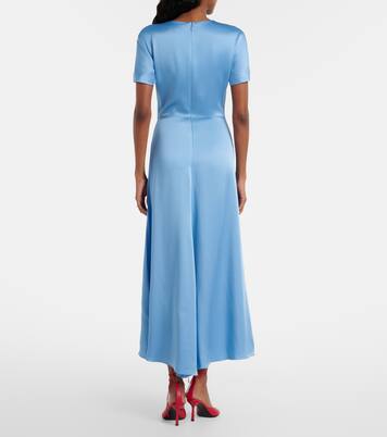 Abito midi in raso | Victoria Beckham