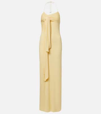 Paula's Ibiza crêpe jersey maxi dress | Loewe