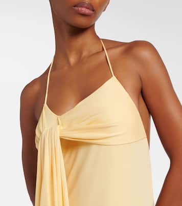 Paula's Ibiza crêpe jersey maxi dress | Loewe