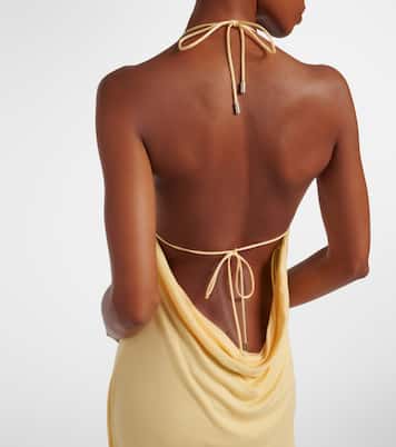 Paula's Ibiza crêpe jersey maxi dress | Loewe