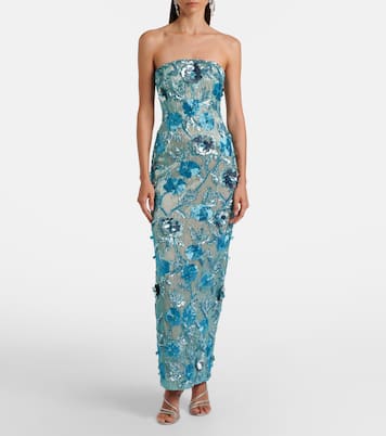 Pierre embellished bustier gown | Rachel Gilbert