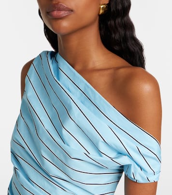 Robe Phare en coton à rayures | Staud