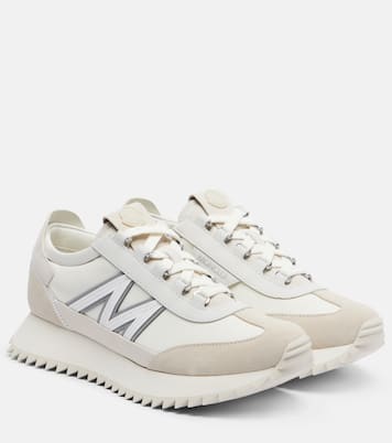 Pacey2 suede-trimmed sneakers | Moncler